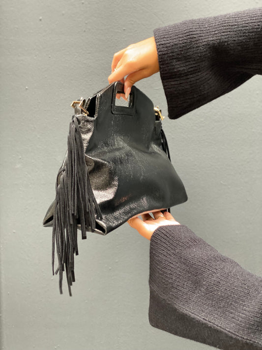 Sac noir à franche