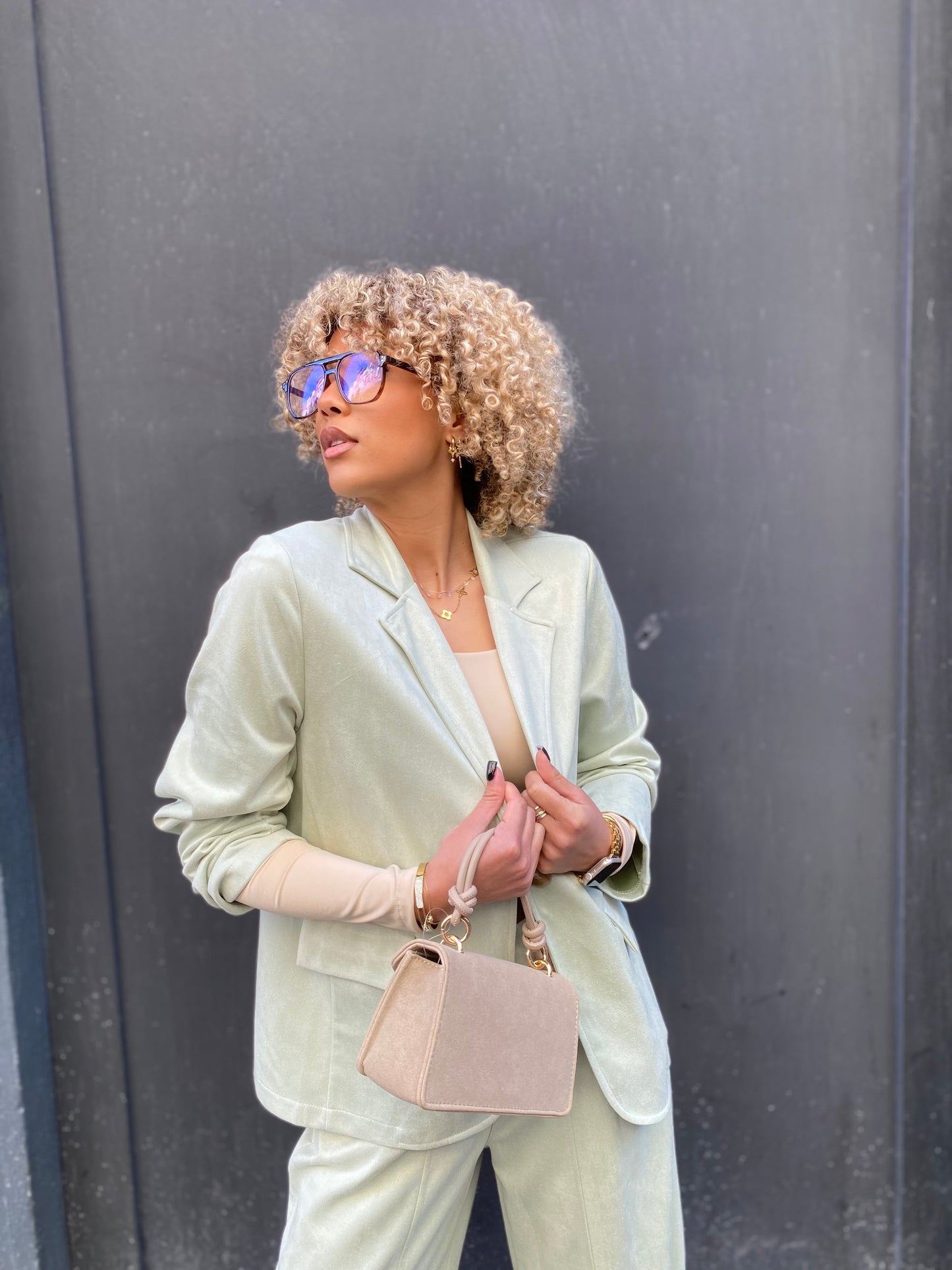 Blazer Nadia menthe