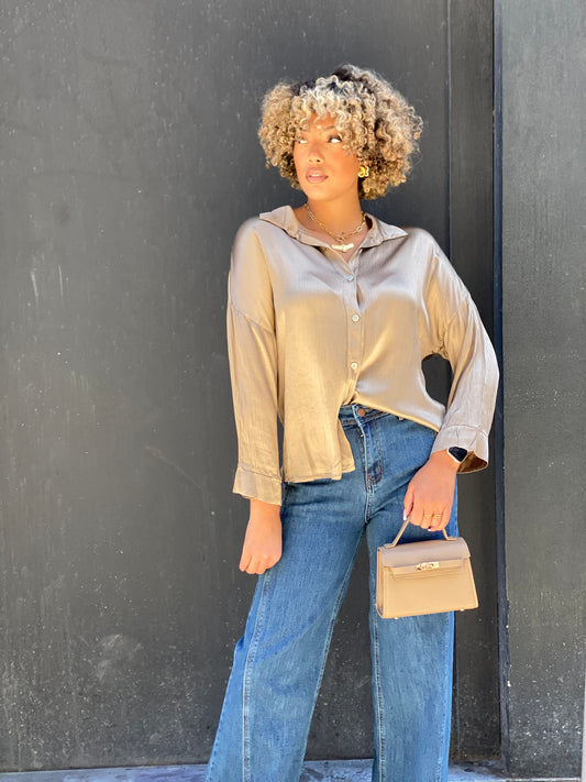 Chemise lor beige