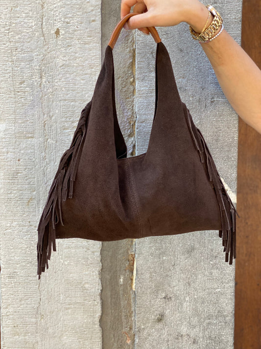 Sac cuir brun