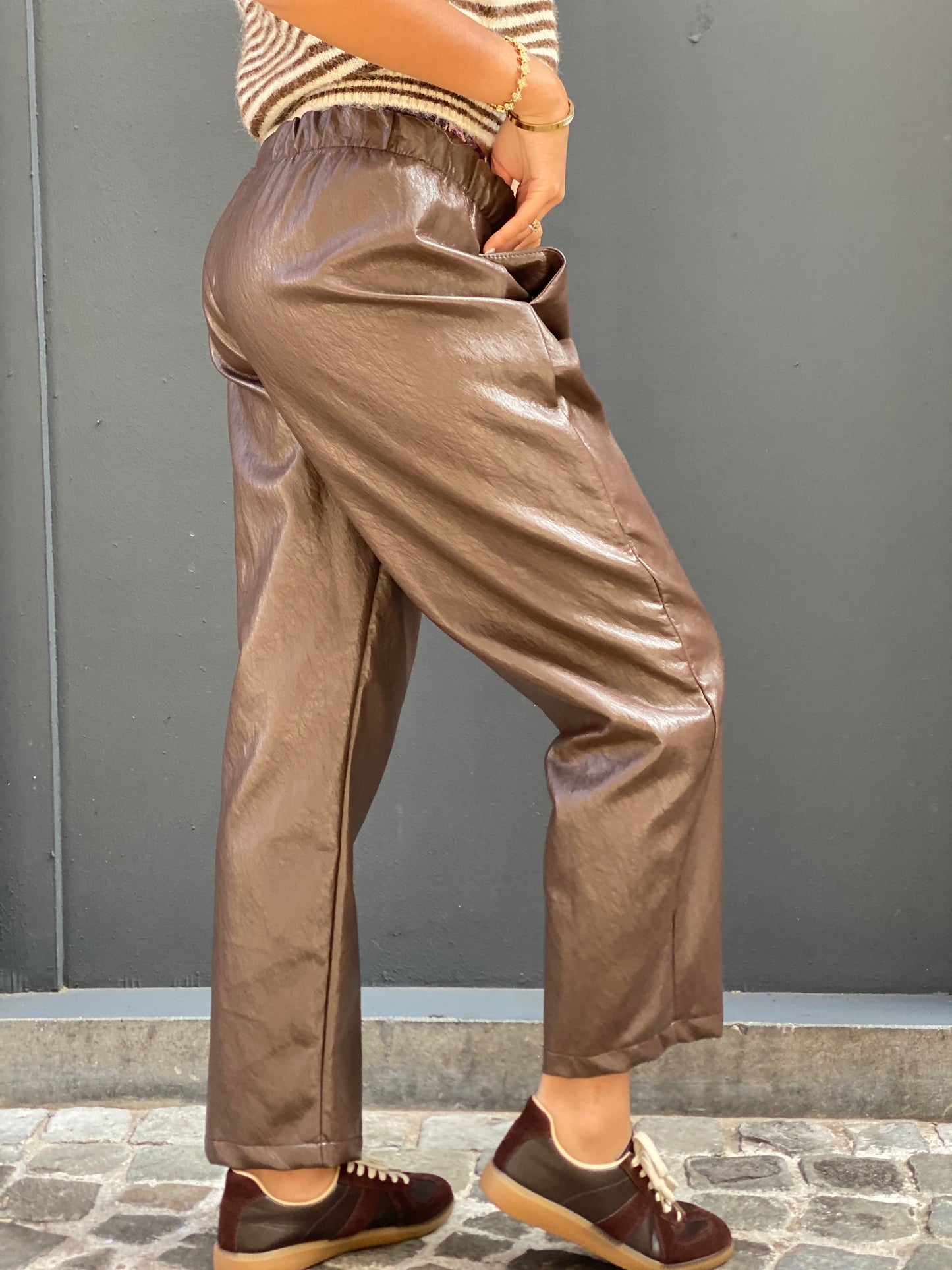 Pantalon simili Laurie