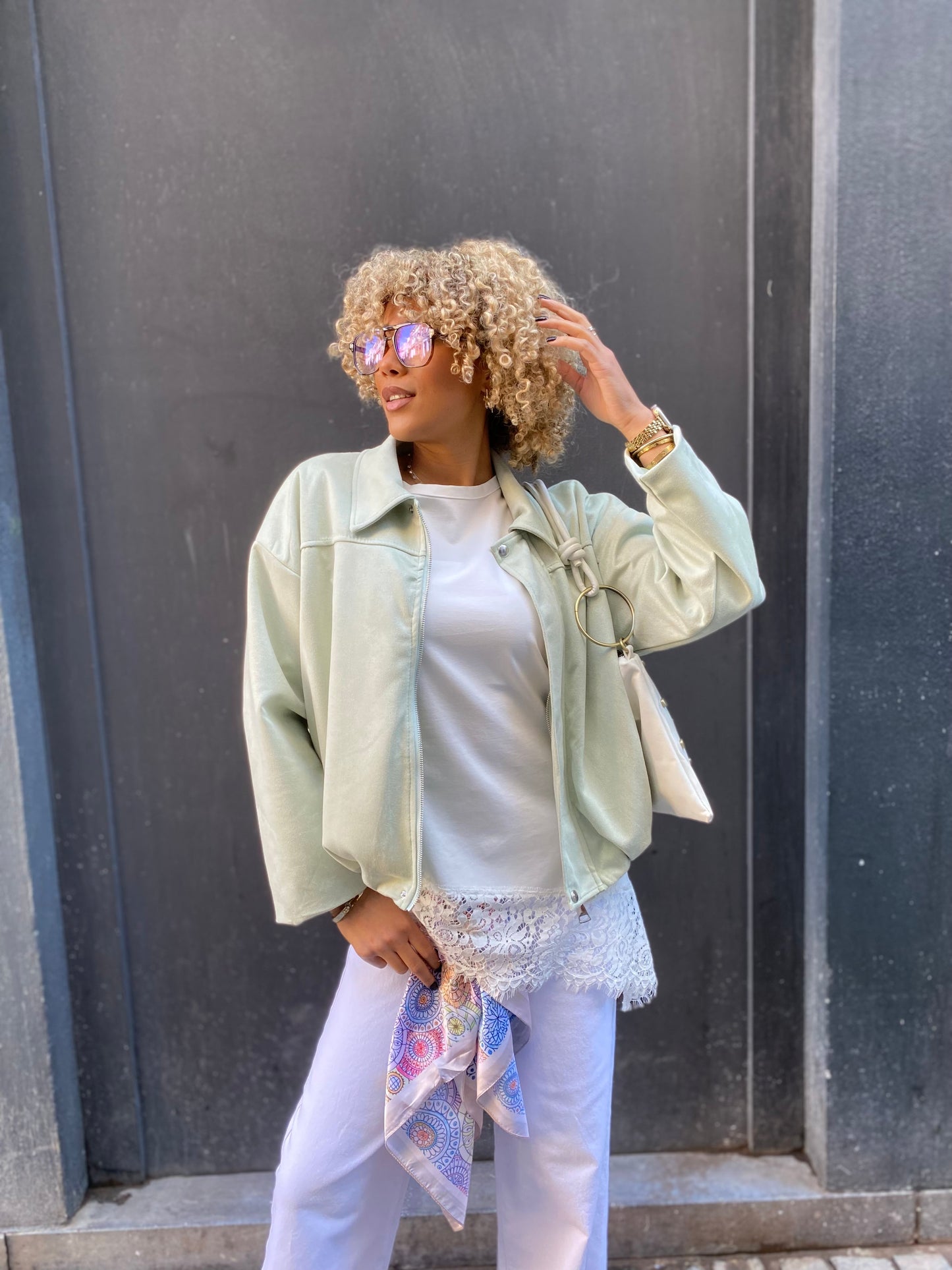Veste Xuna menthe
