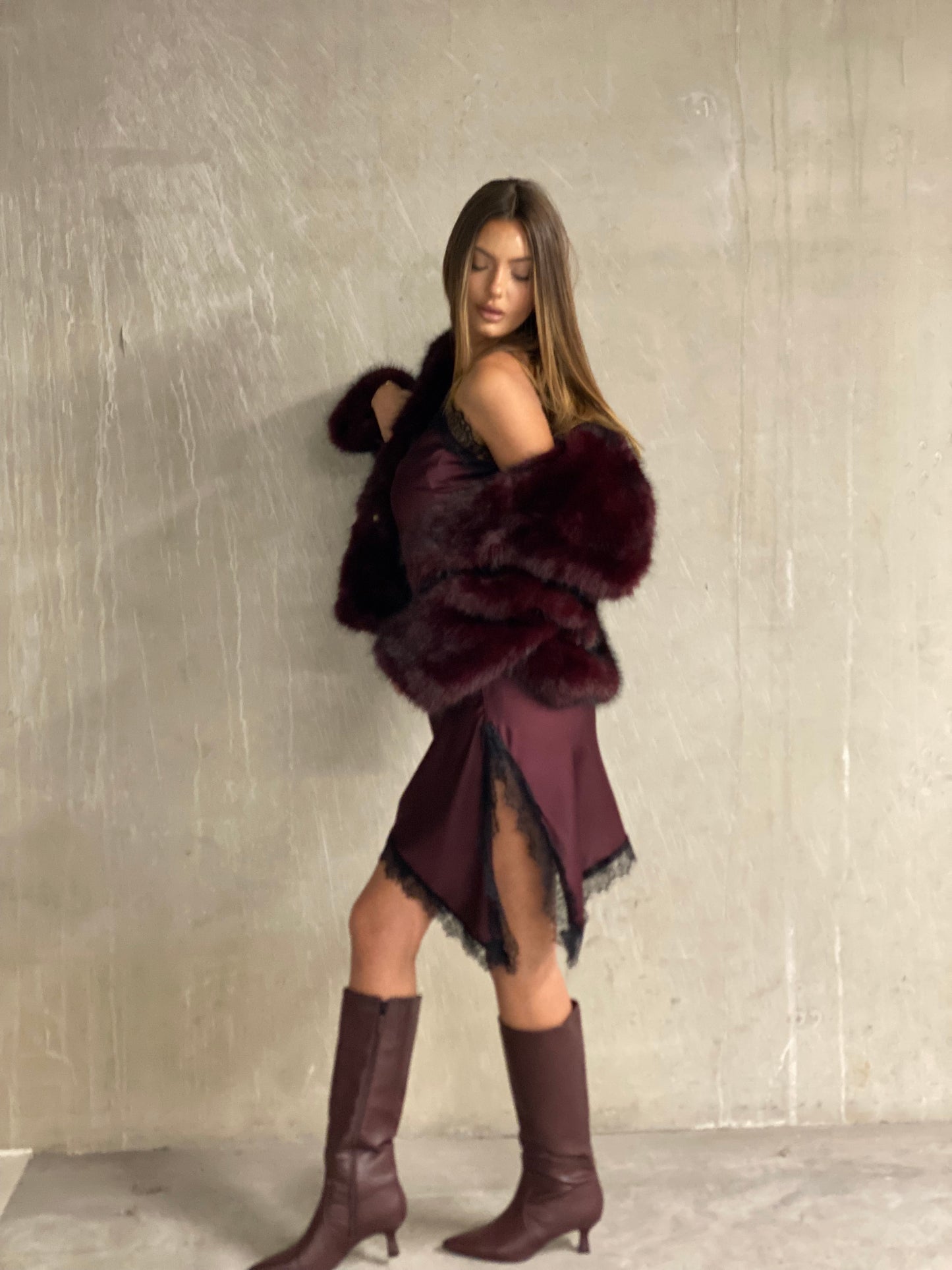 Manteau Fabi bordeaux