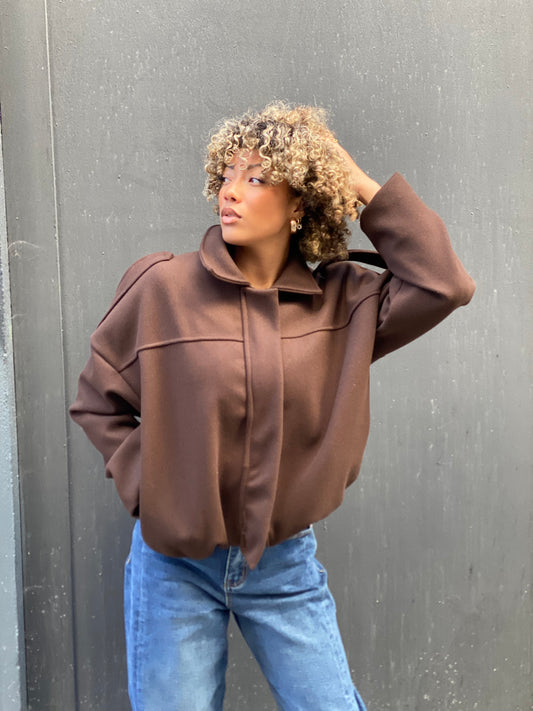 Veste Cosy brune