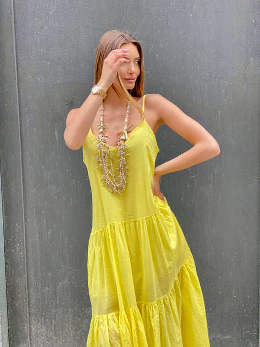 Robe Paty jaune