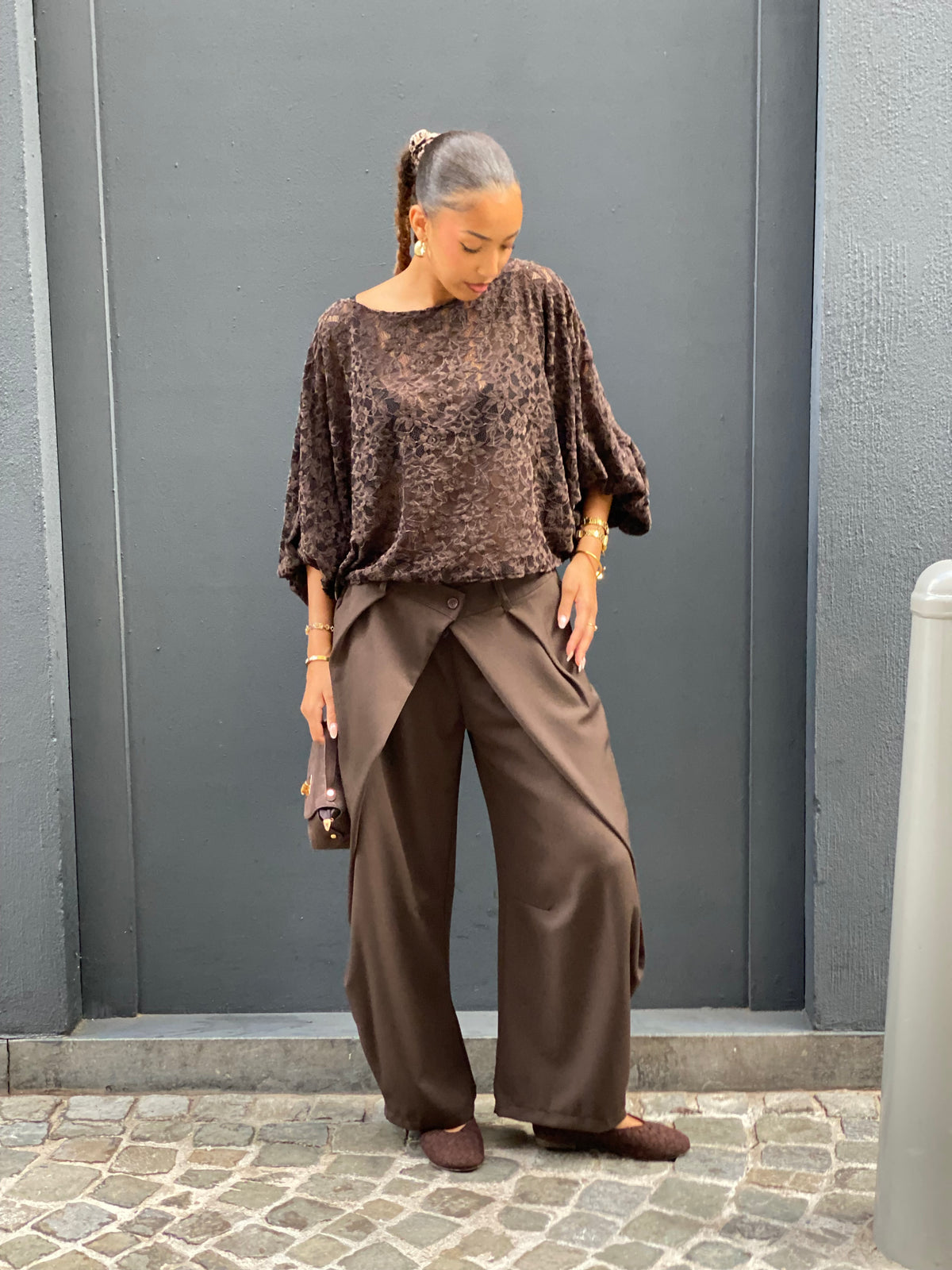 Pantalon large Zarah