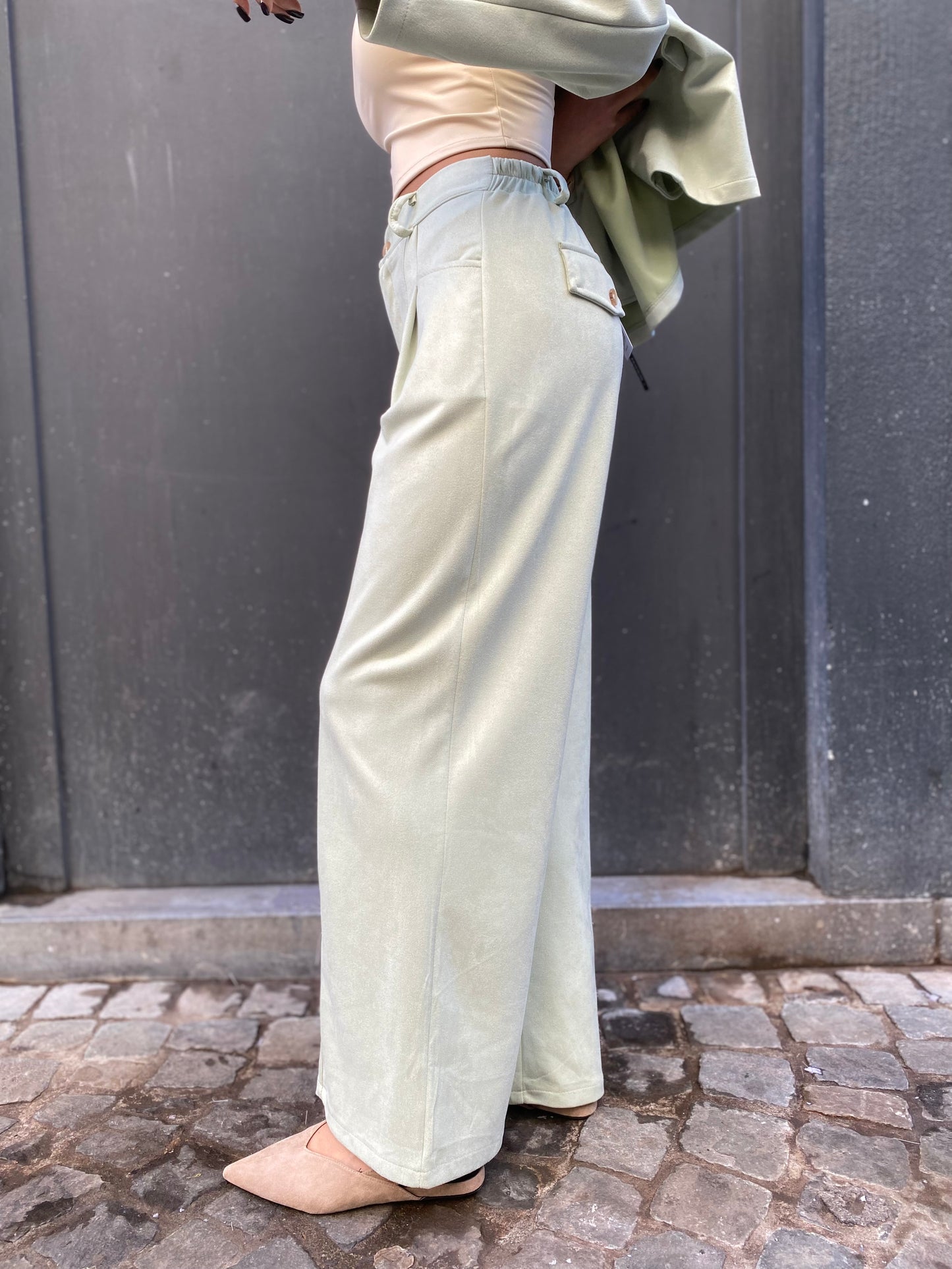 Pantalon Nadia menthe