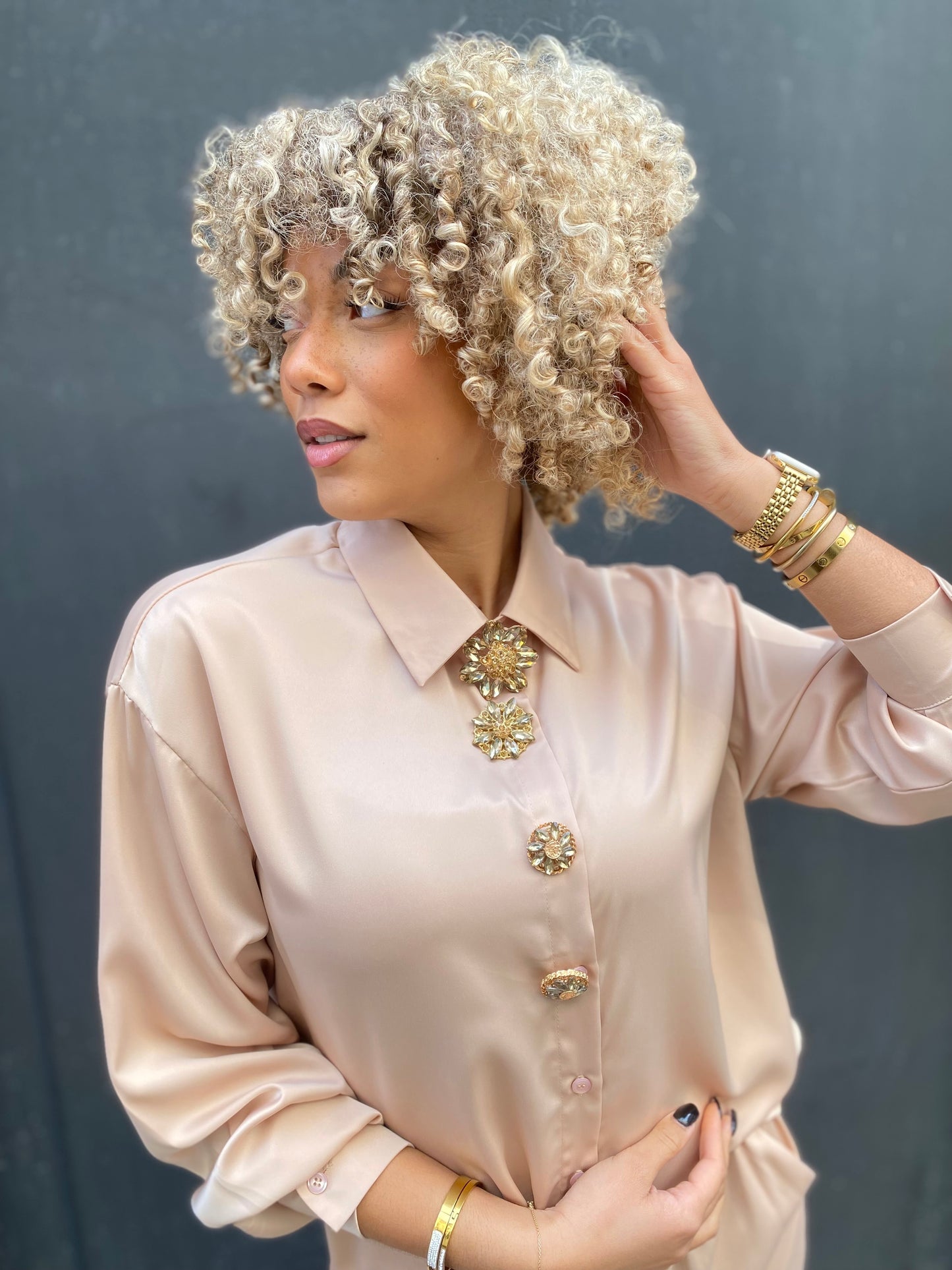 Ensemble Kalia beige foncé