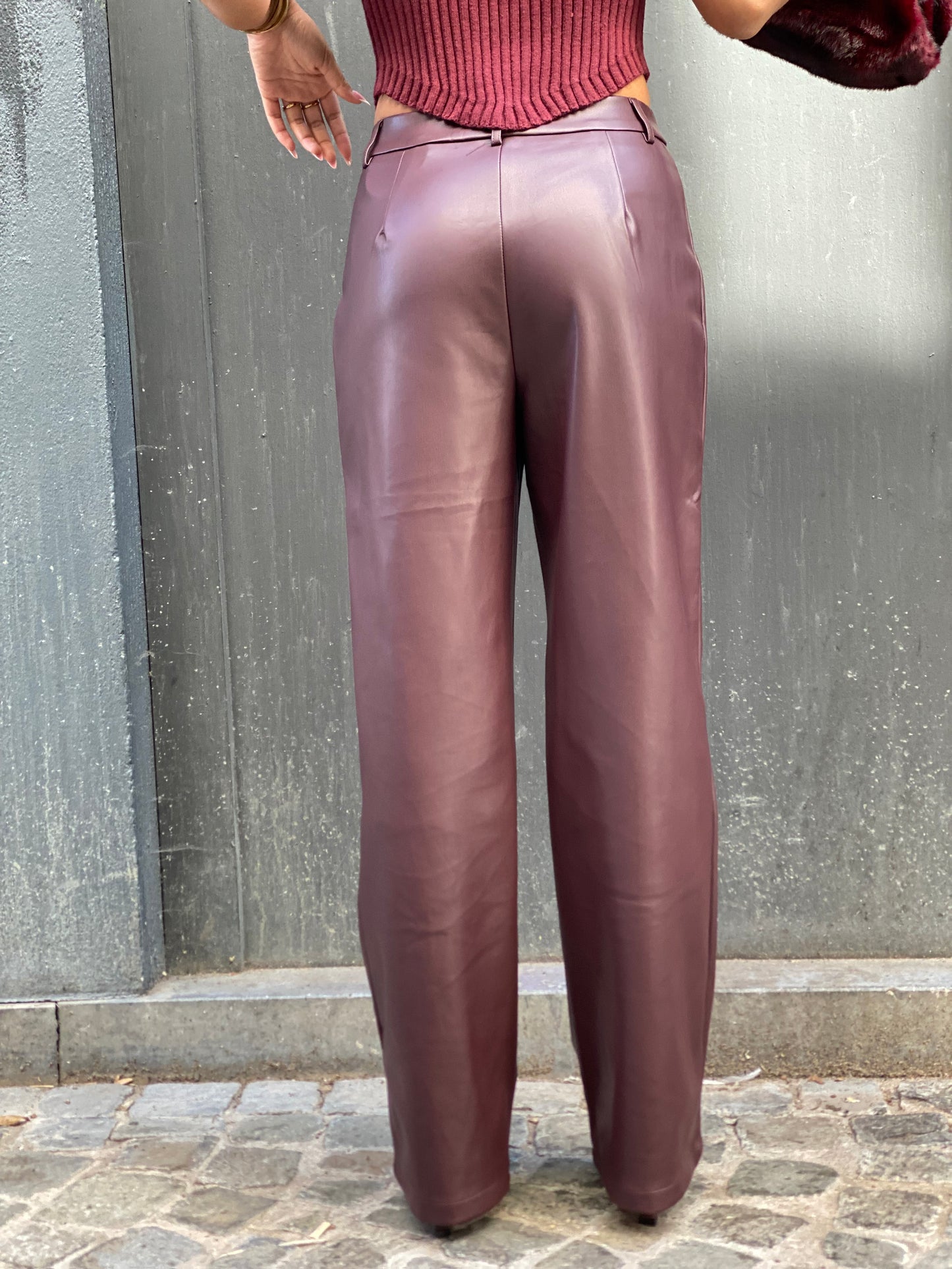 Pantalon vina