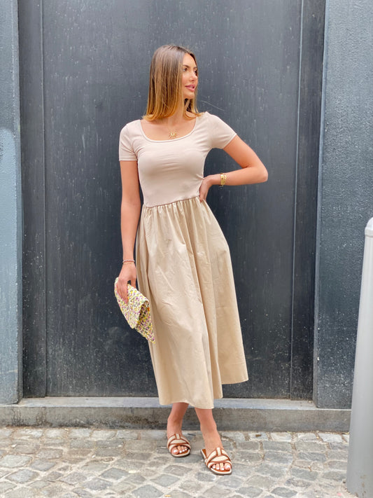 Robe loli beige