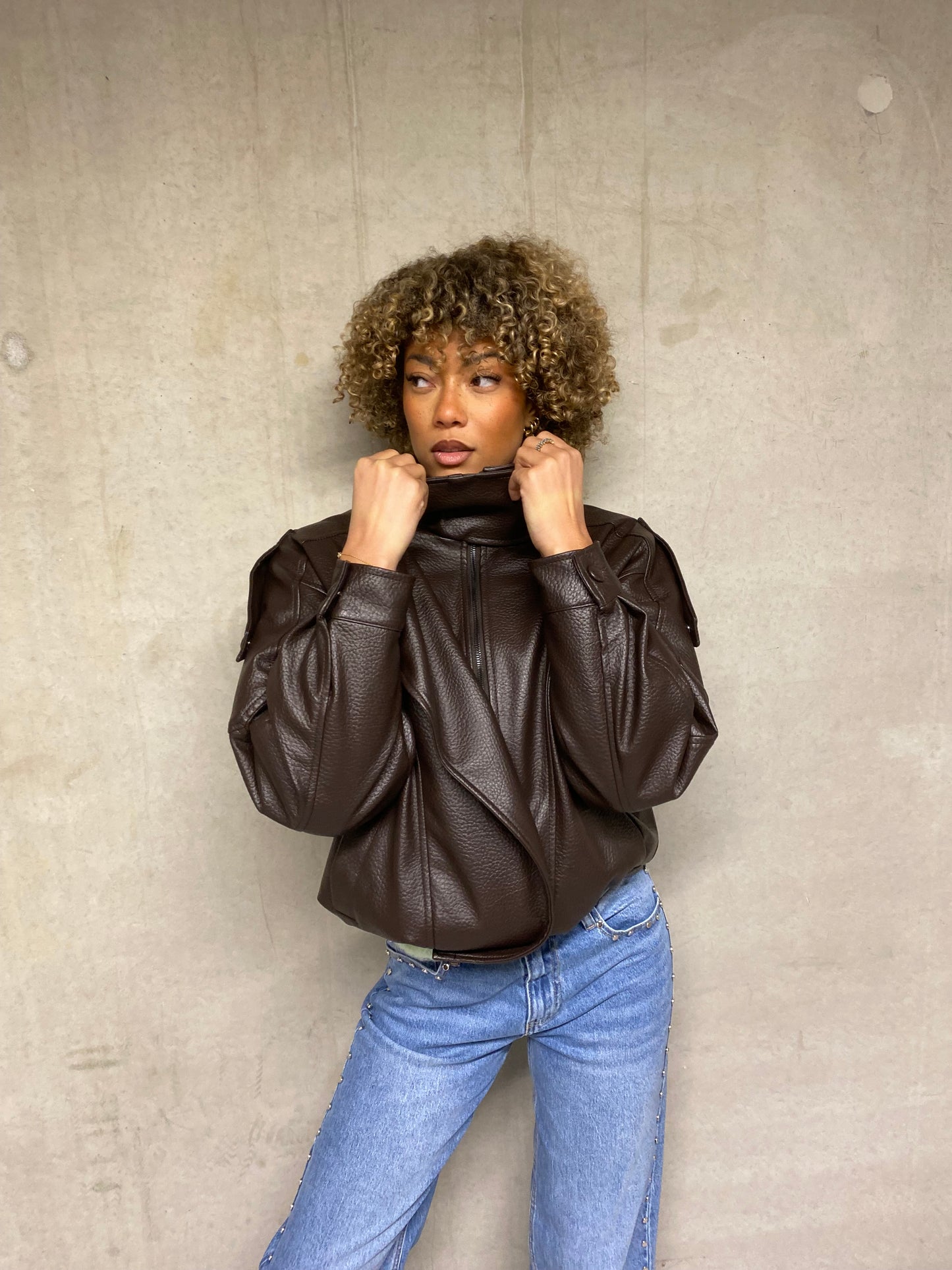 Veste Zara.T choco