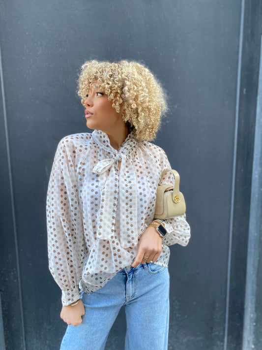 Chemise Martine beige