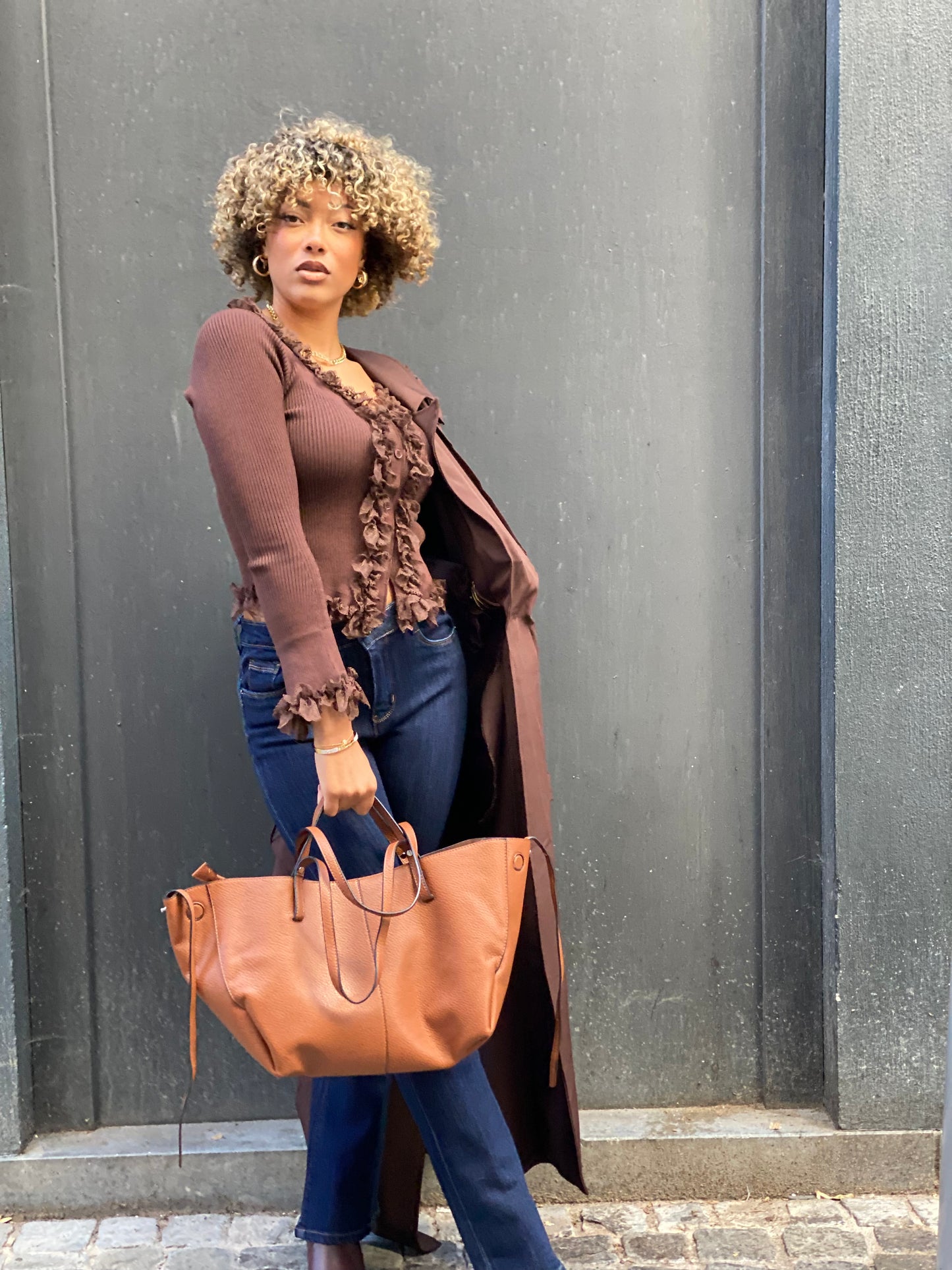 Blouse Fina brune