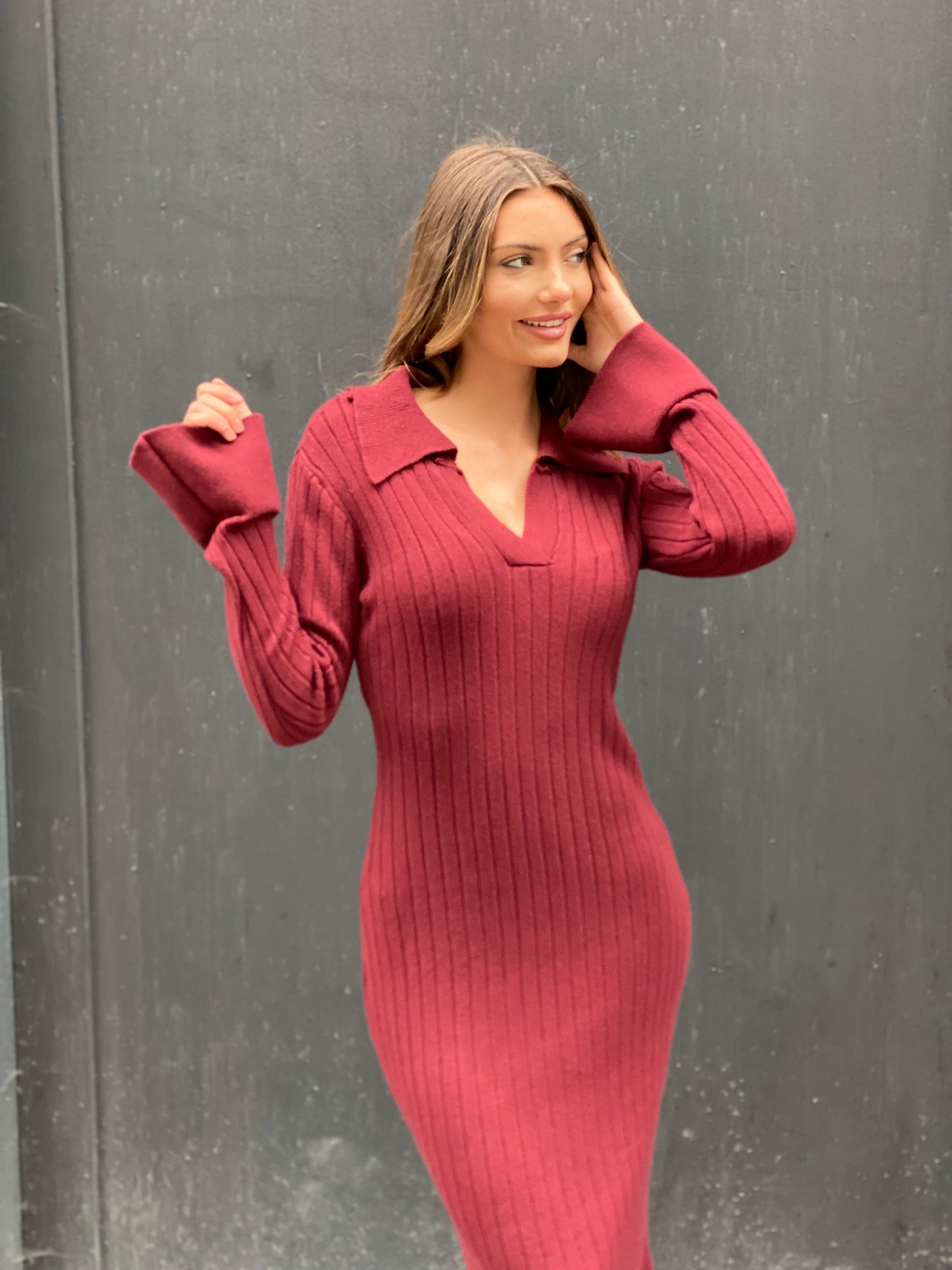 Robe marie bordeaux