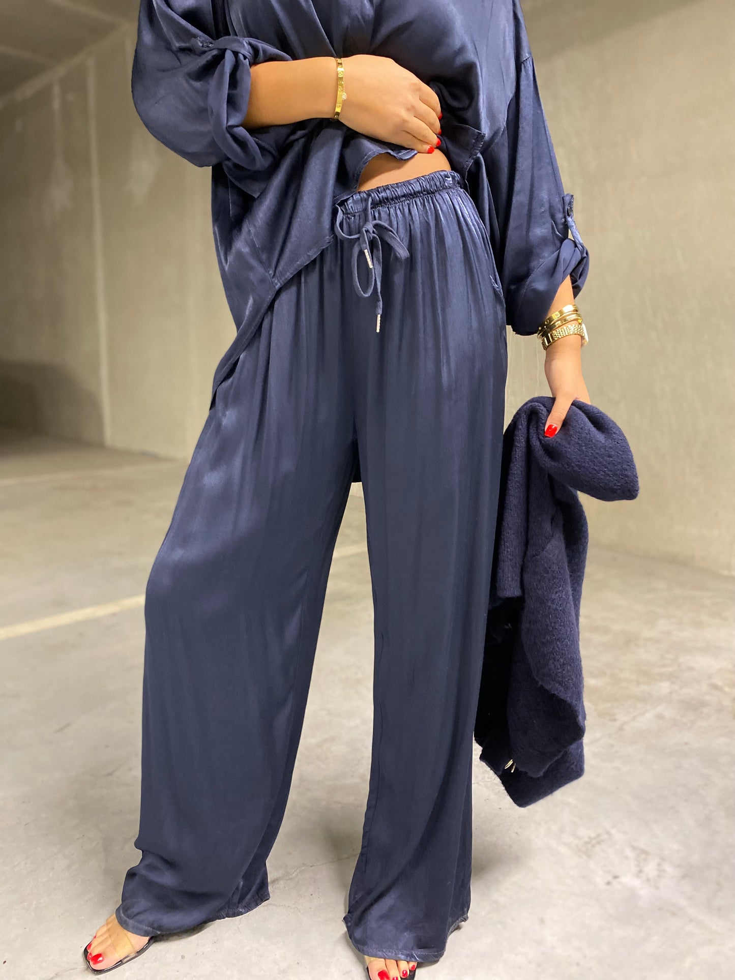 Pantalon Bella bleu