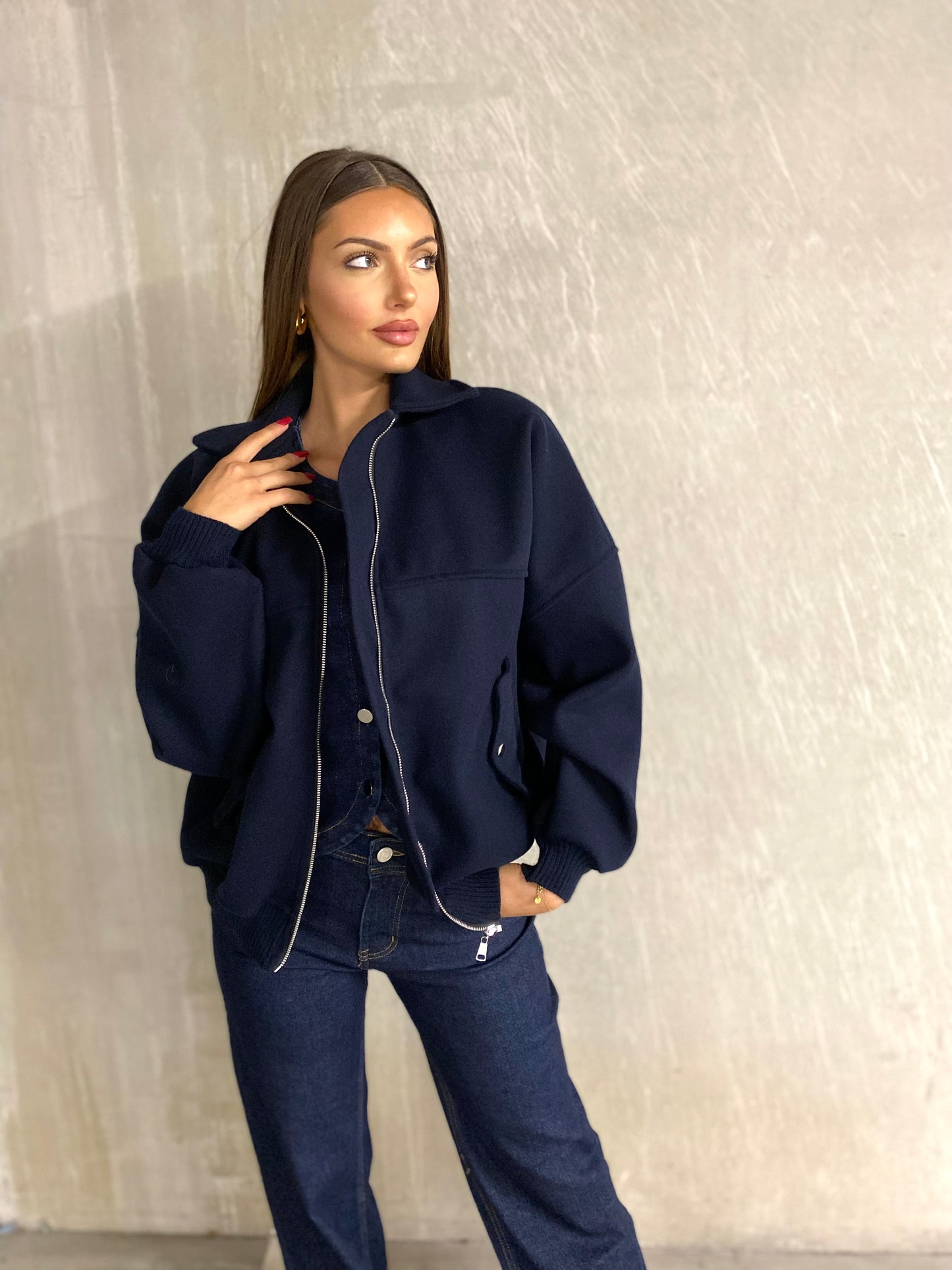 Veste Vick bleu