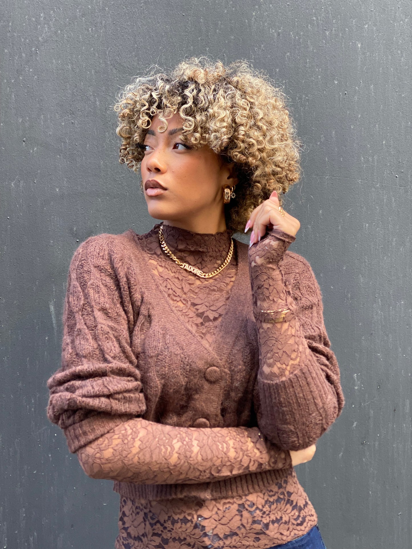 Blouse dentelle Lina