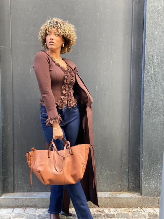 Blouse Fina brune