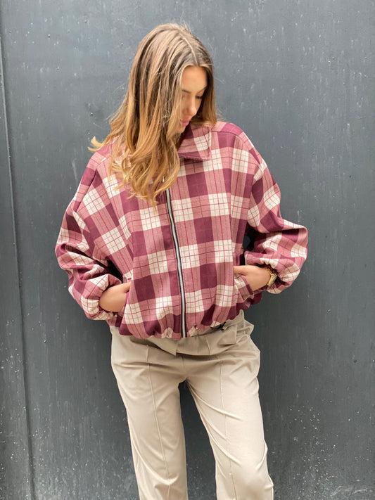 Veste Caro bordeaux