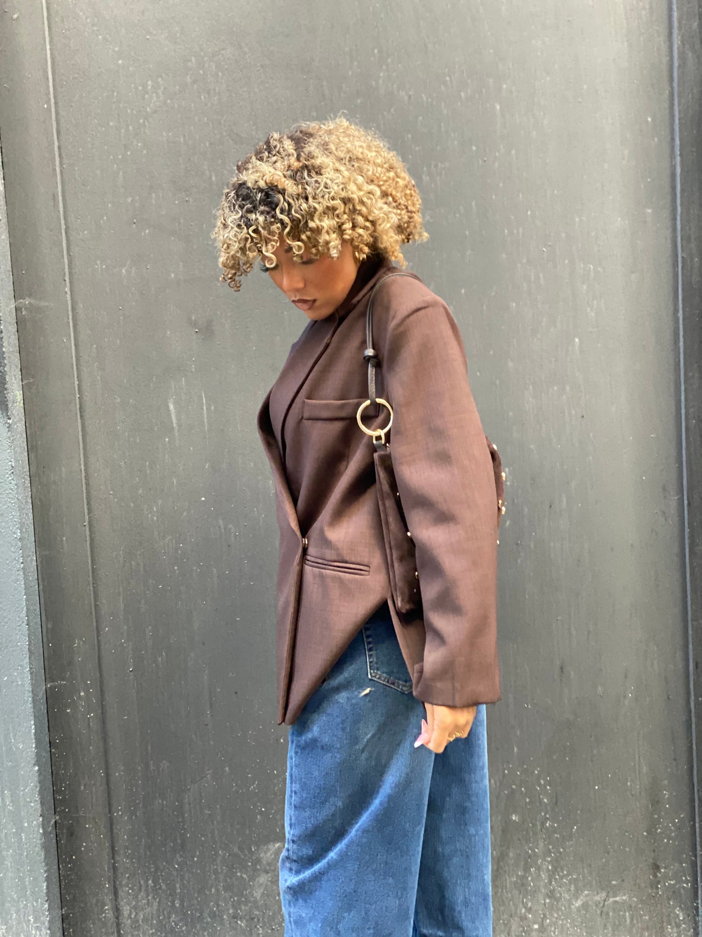 Blazer ivi brun