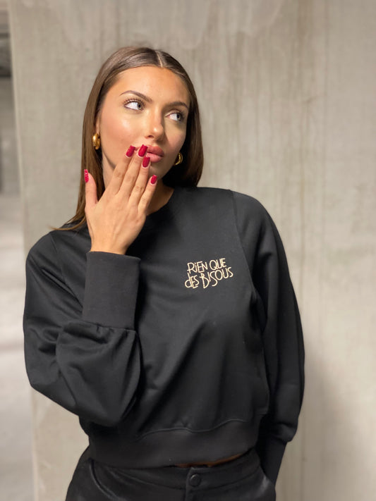 Sweat-shirt. Bisous