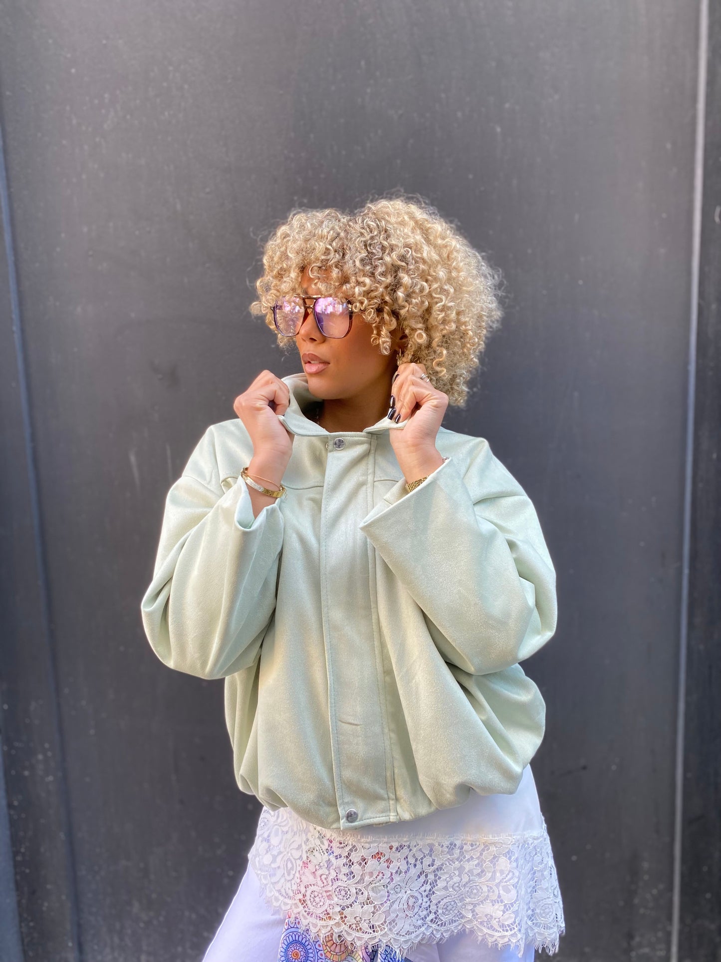 Veste Xuna menthe