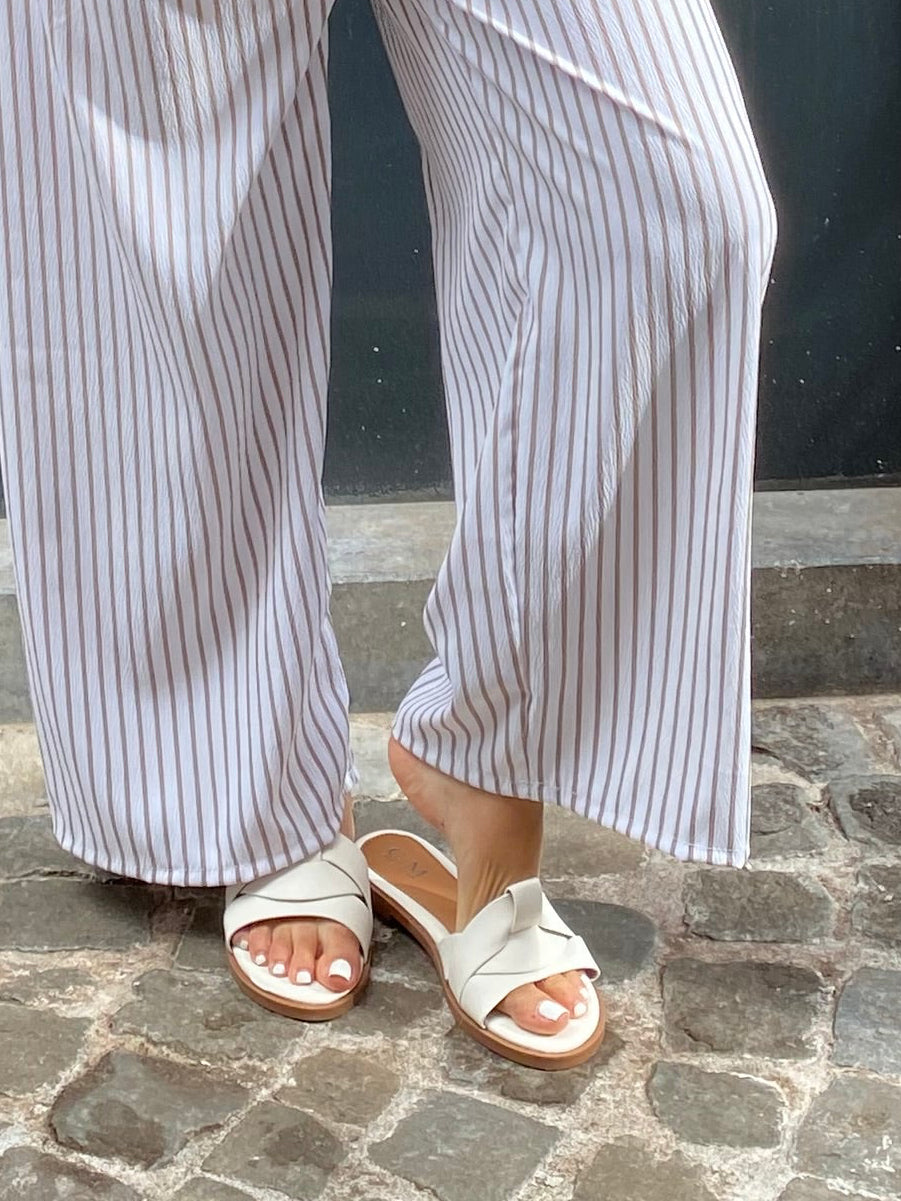 Claquettes blanches