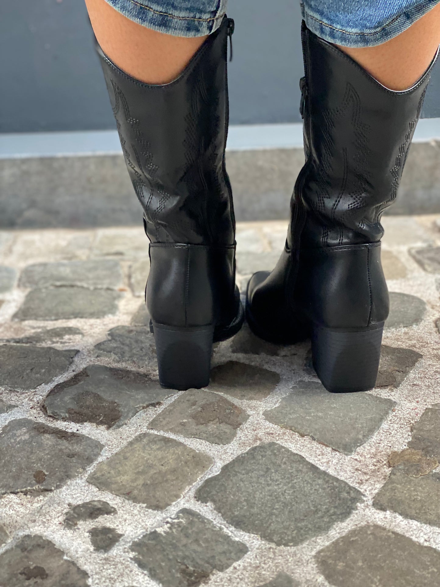 Bottes, western noire