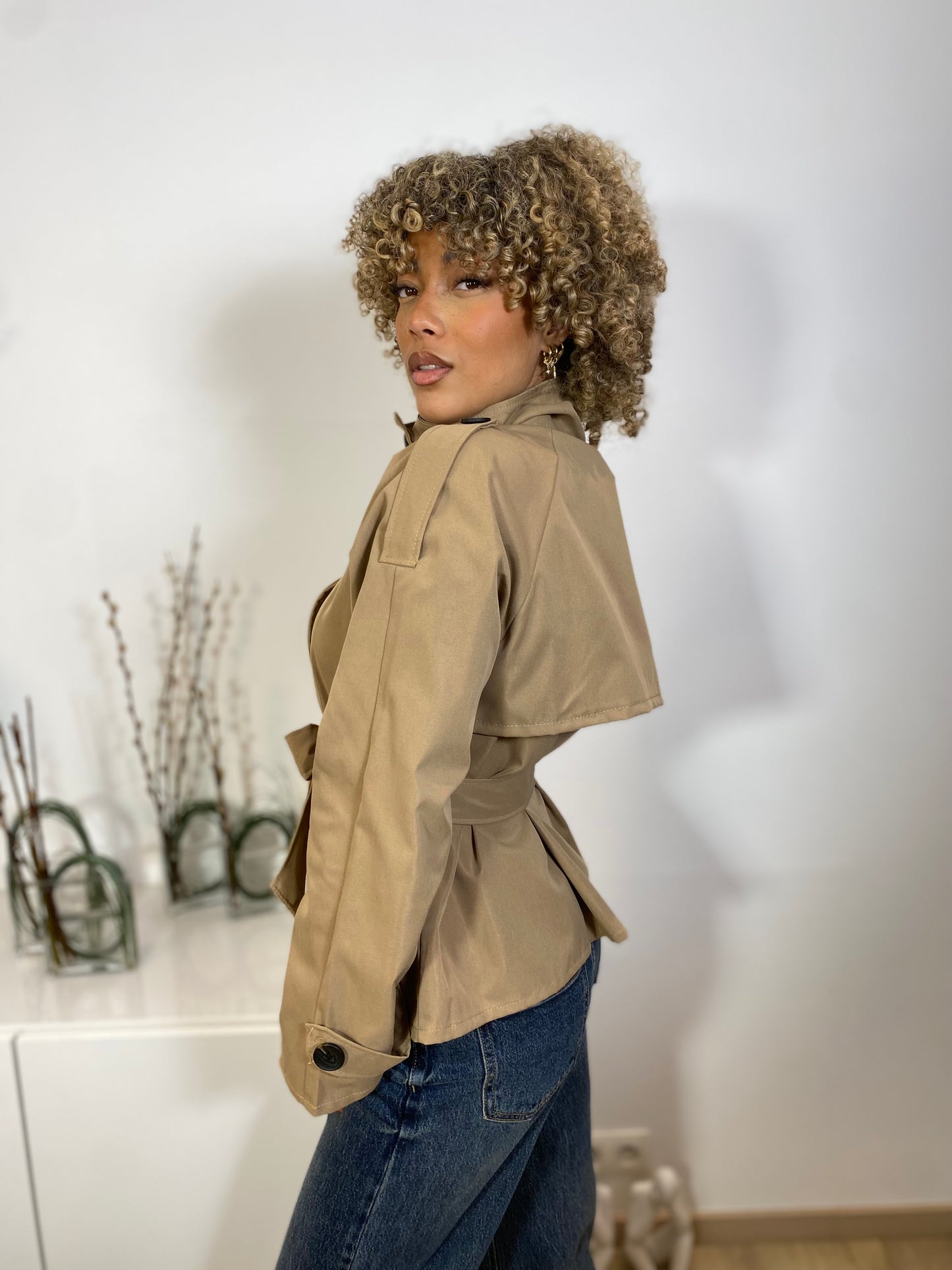 Trench seyne beige