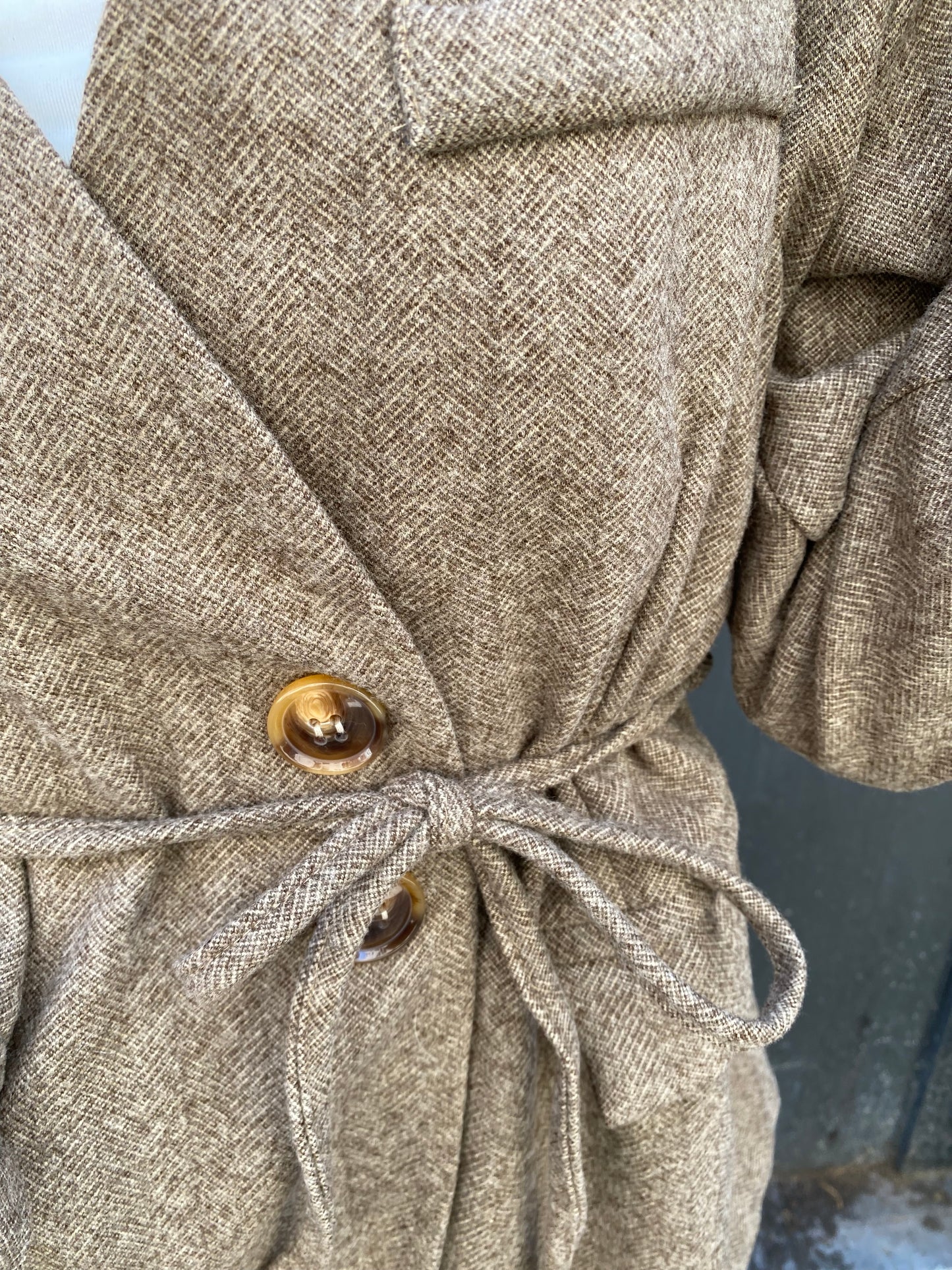 Veste blazer, tweed