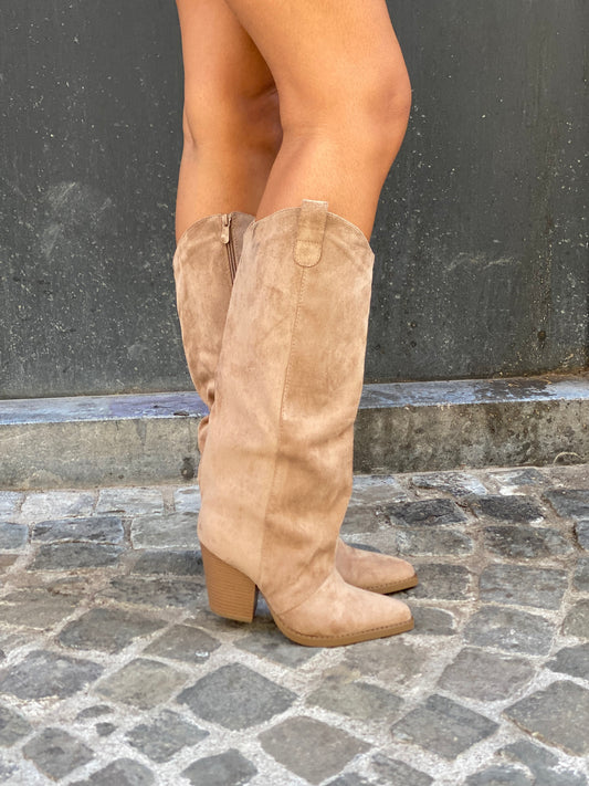Bottes Yvana beige