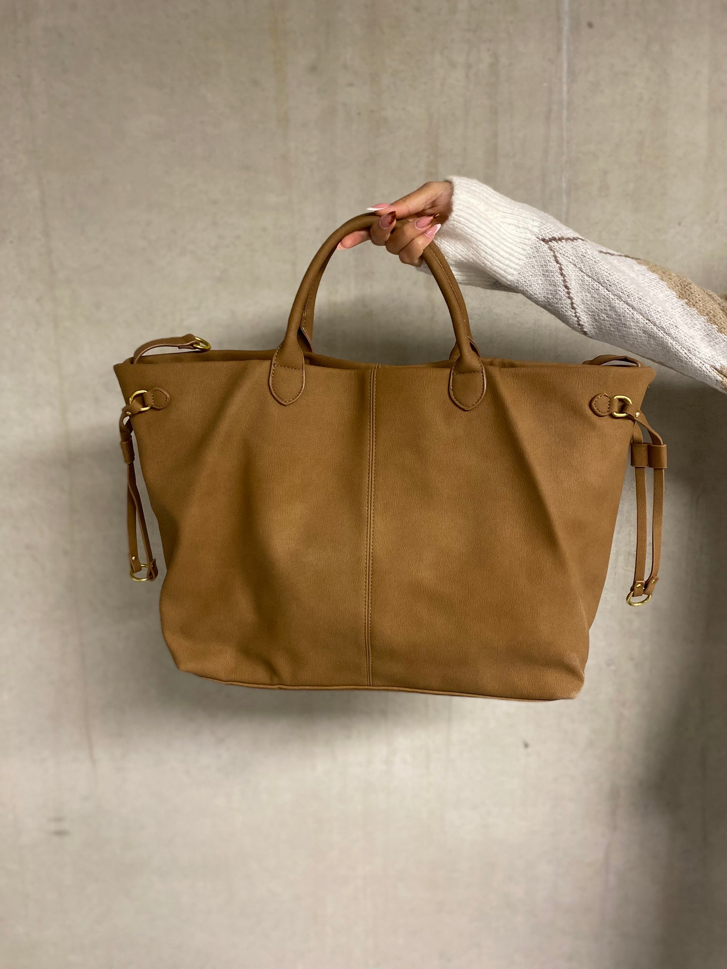 Grande sac beige