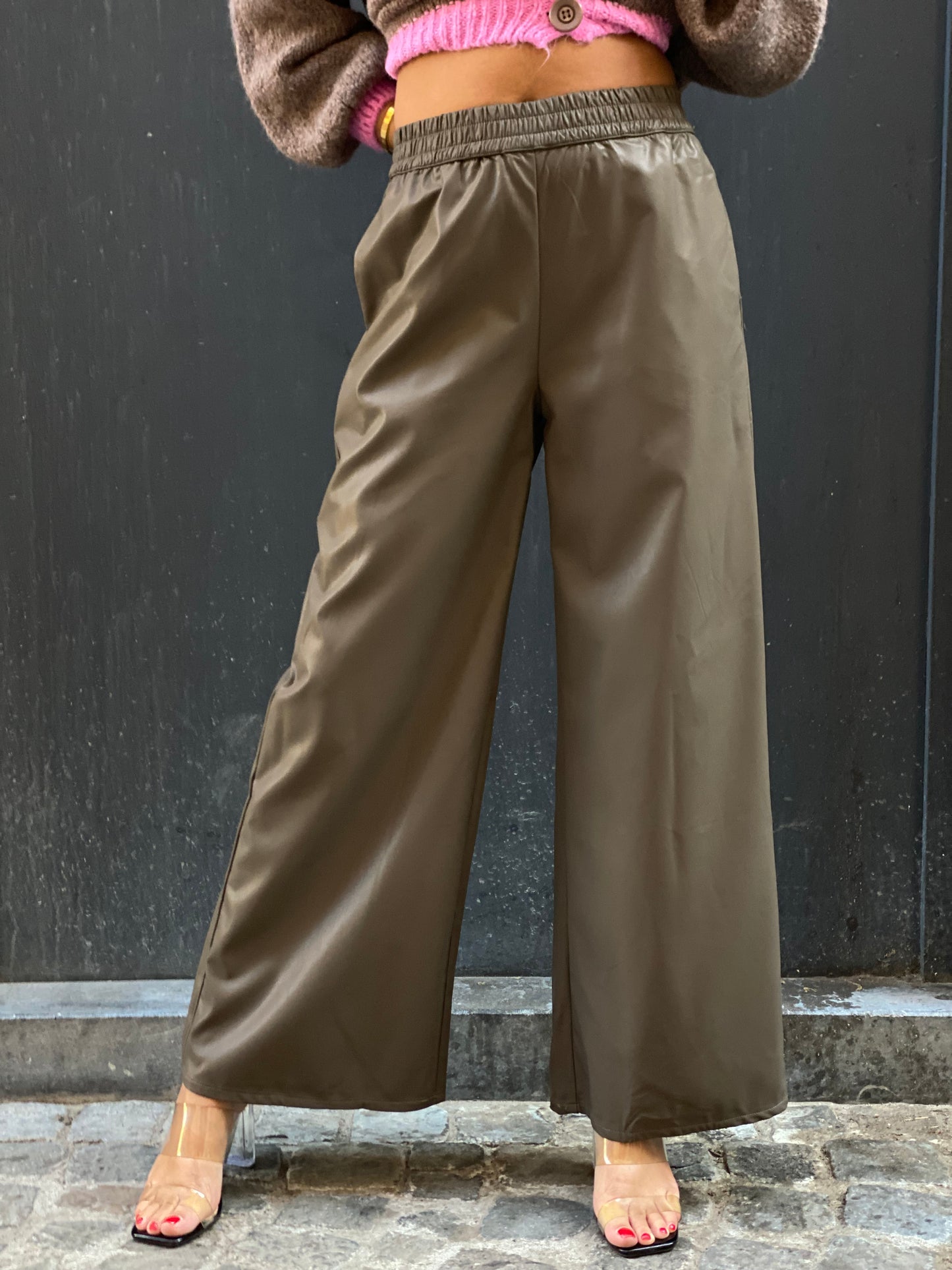 Pantalon henia taupe