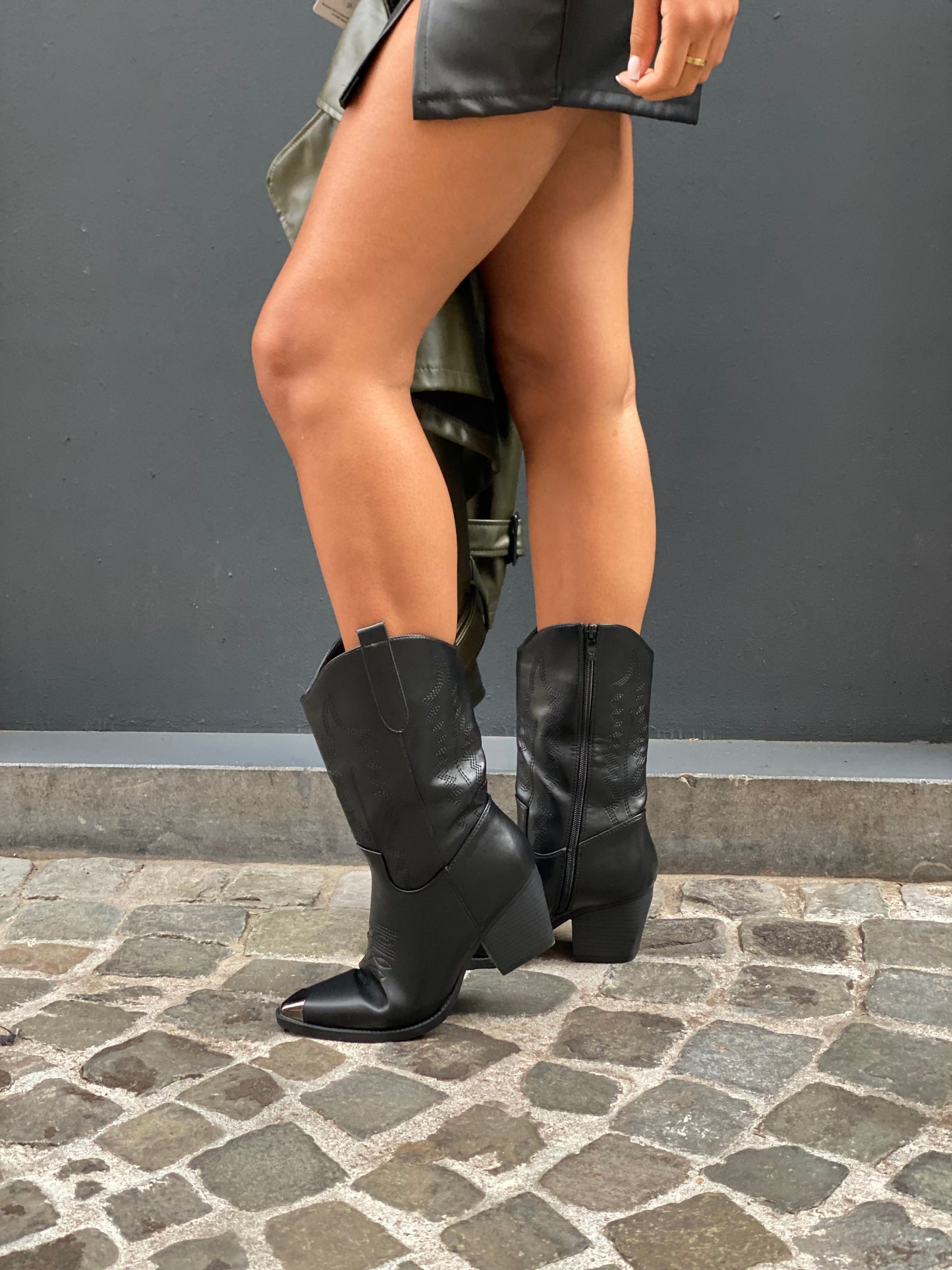 Bottes, western noire