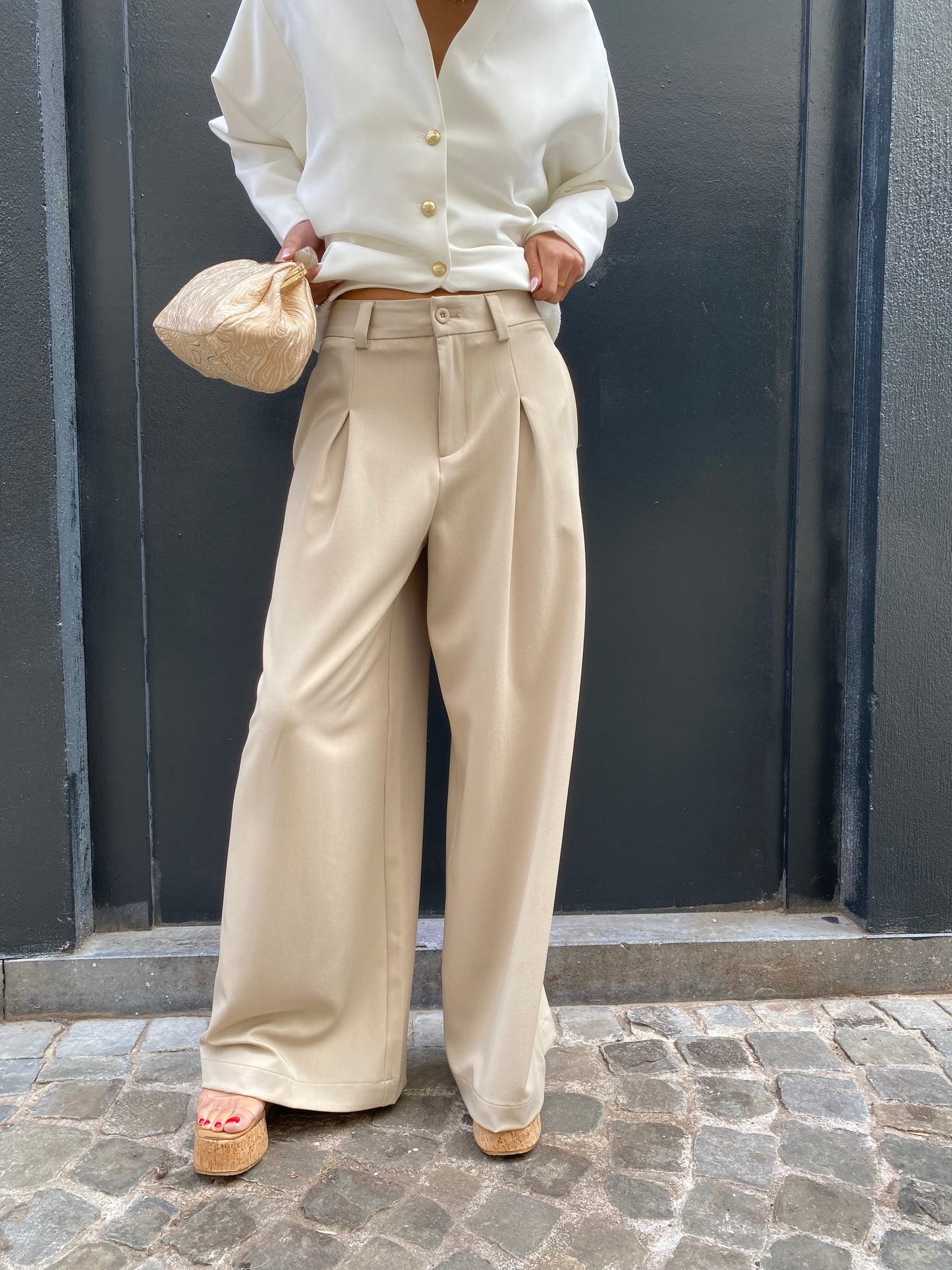 Pantalon Myra beige