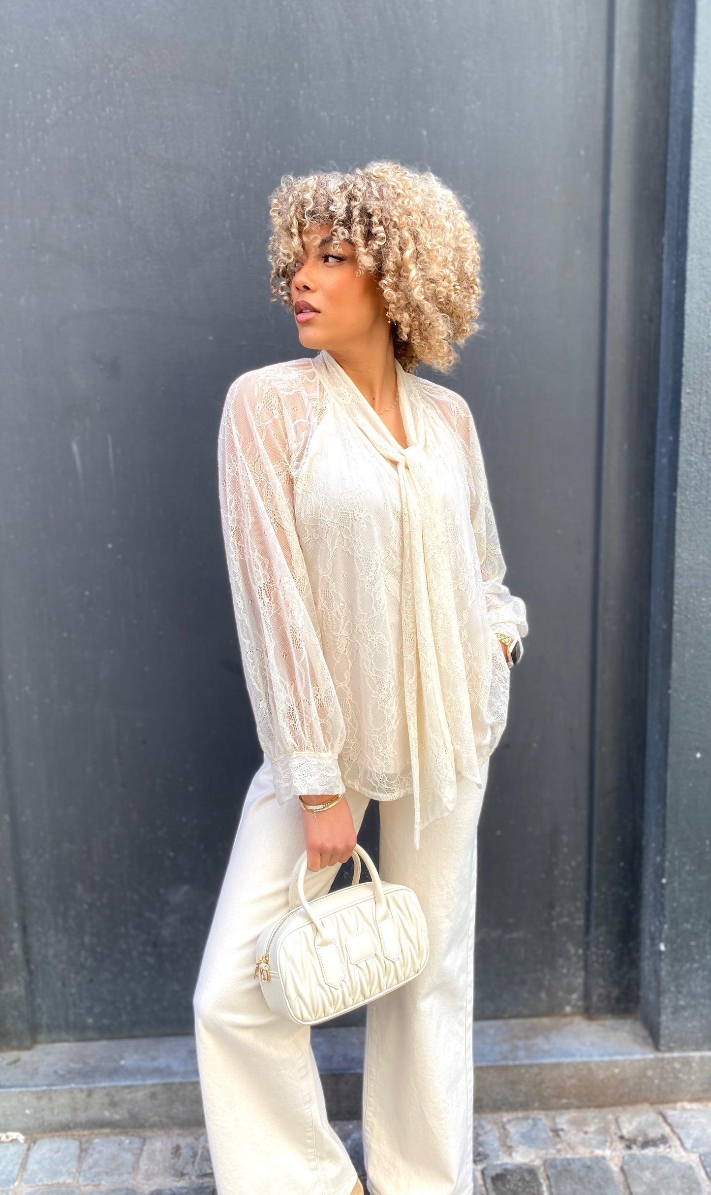 Chemise Nadine beige