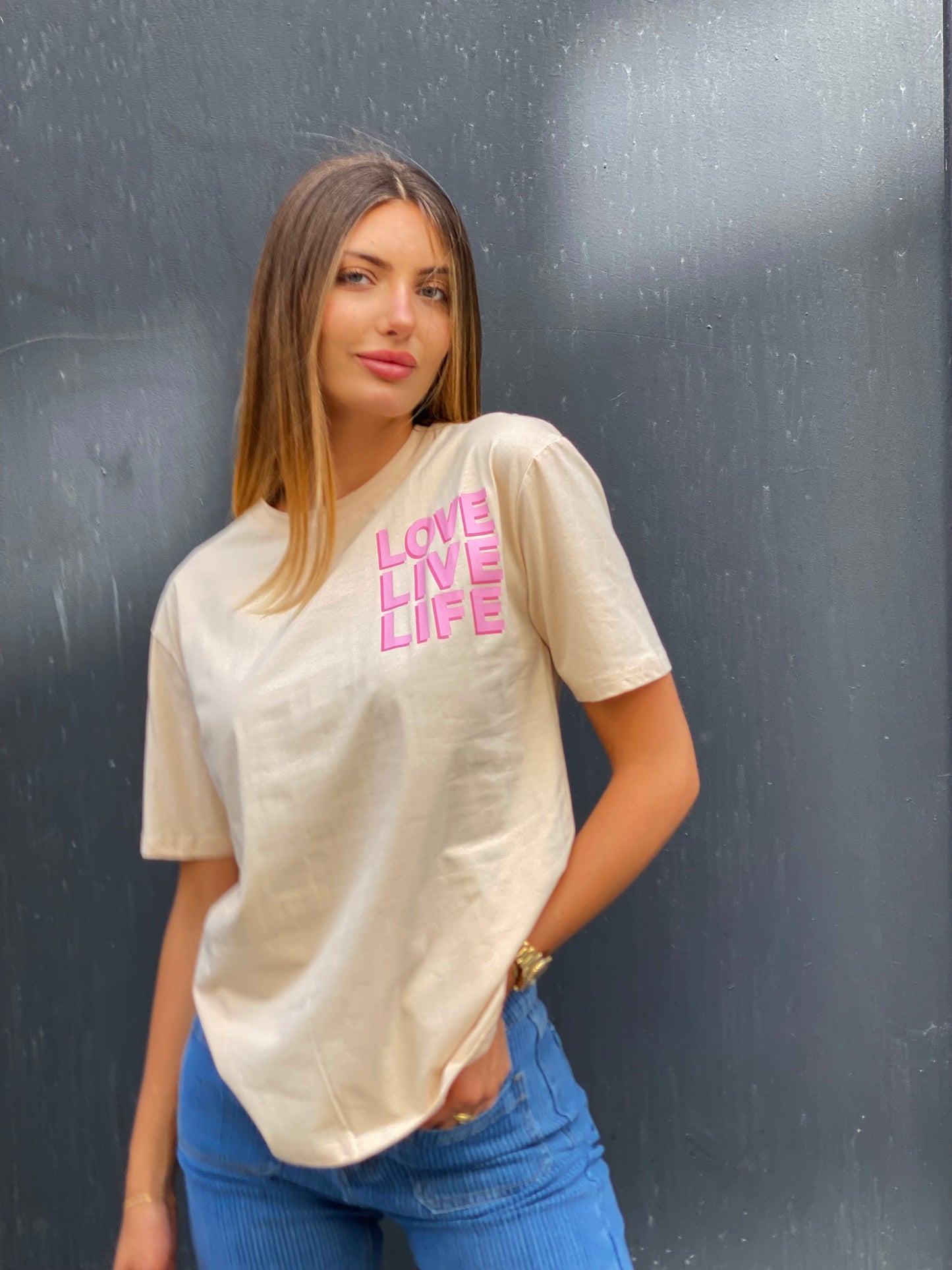 T-shirt rose