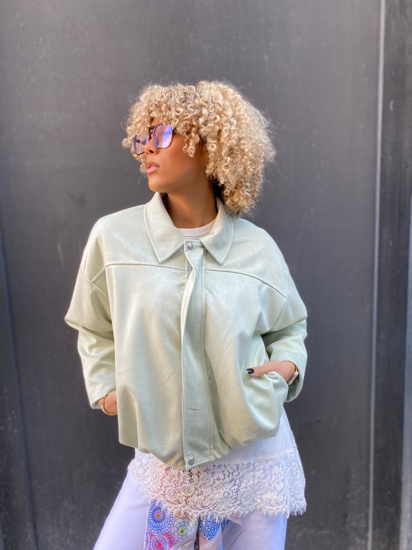 Veste Xuna menthe