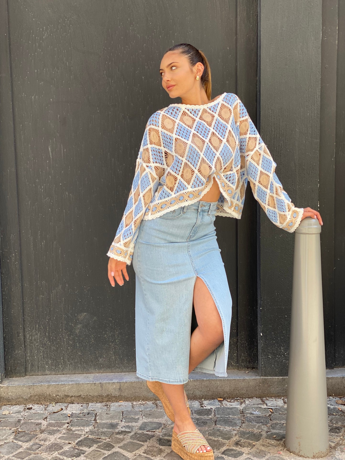 Jupe jeans Lily