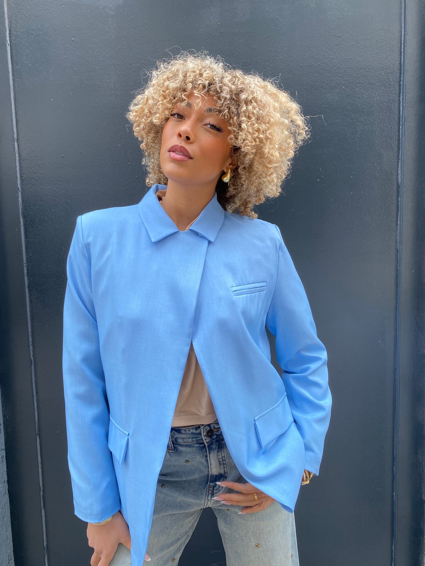 Blazer Kenza bleu