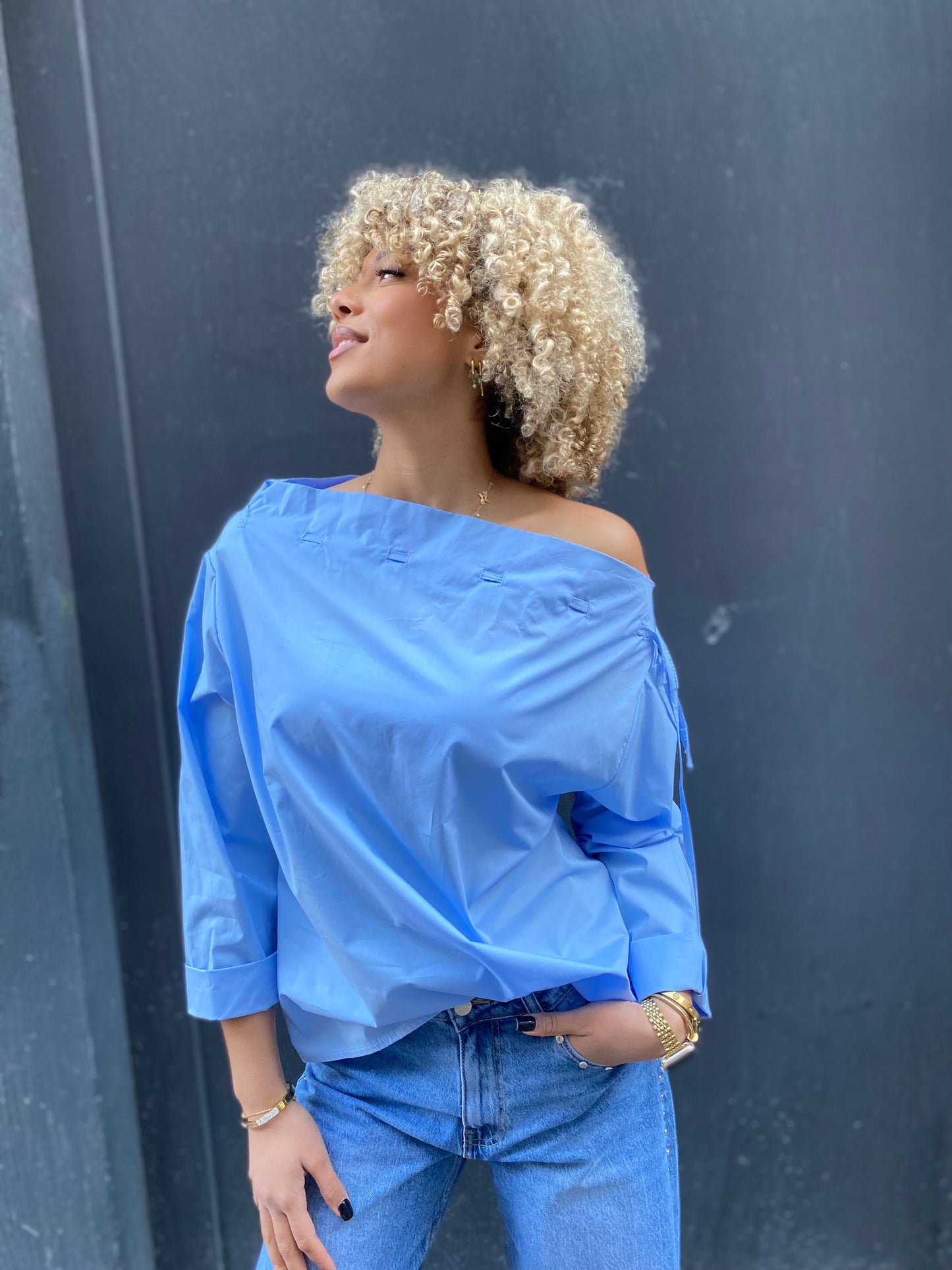 Chemise élise bleu