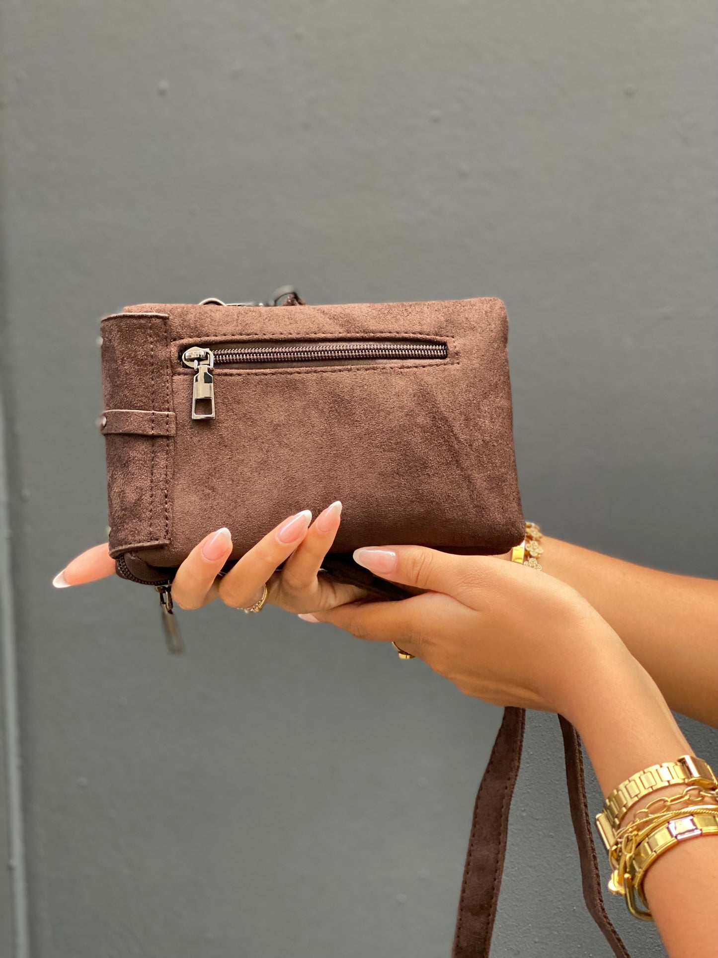 Sac, pochette clouté