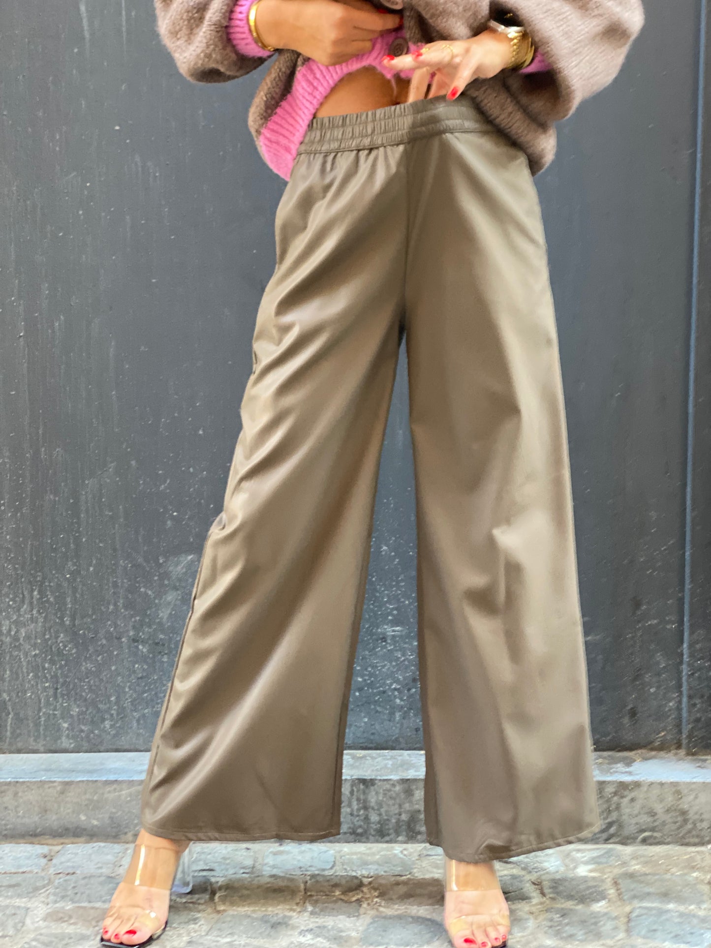 Pantalon henia taupe