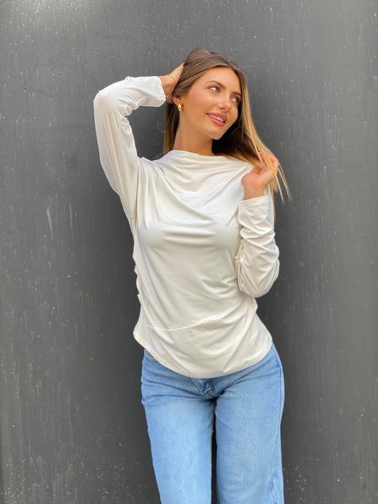 Blouse Kenza blanche