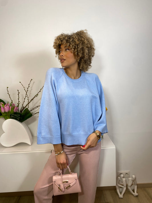 Pull sylvia bleu