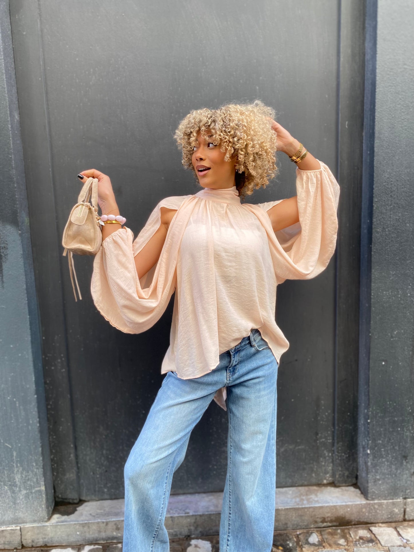 Chemise Yvanna saumon
