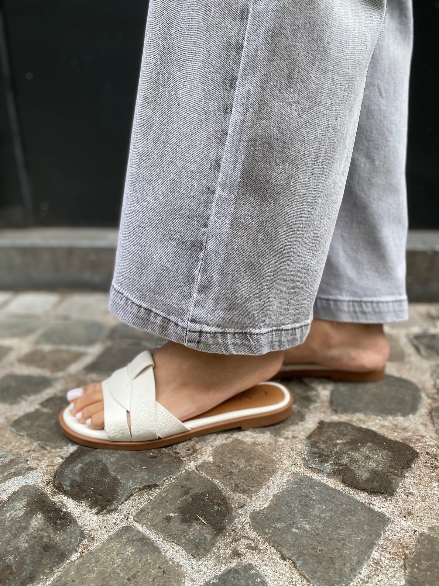 Claquettes blanches