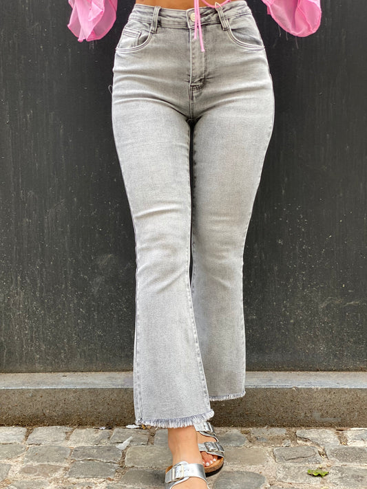 Jeans, romane gris