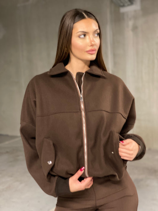 Veste Vick brun