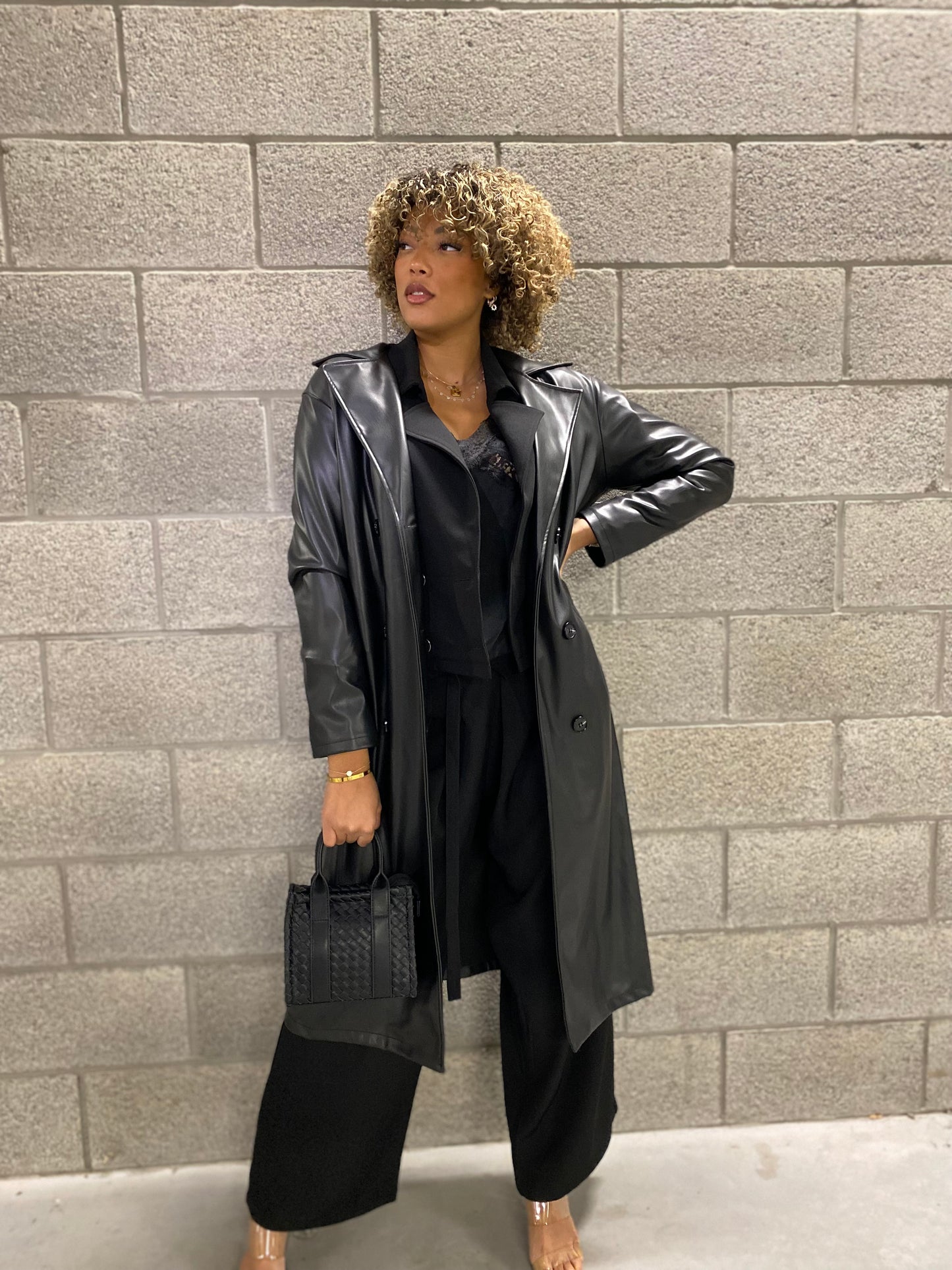 Manteau Tren similicuir